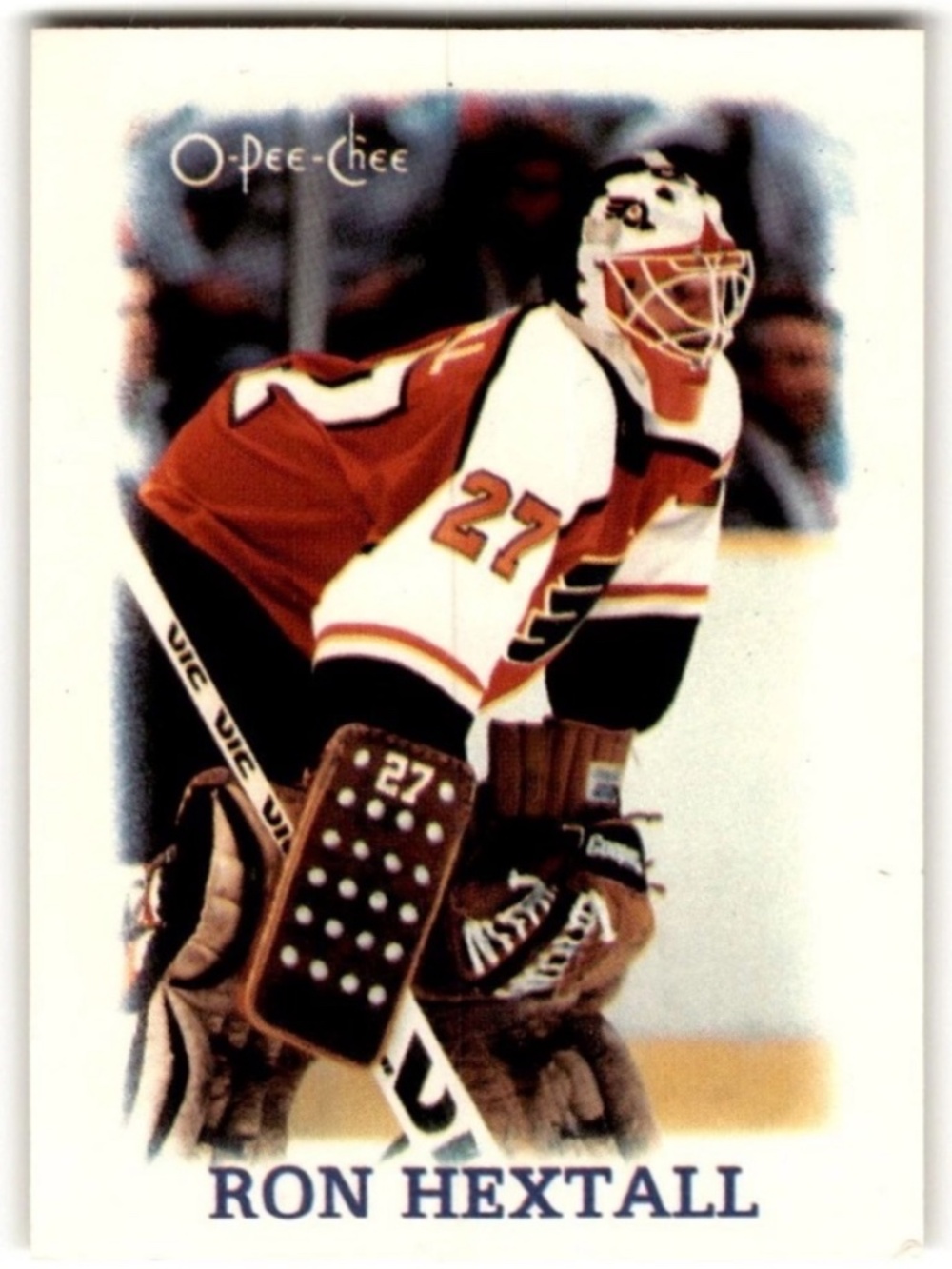 🇨🇦NOW $1🍀 Ron Hextall 1988/89 O-Pee-Chee Philadelphia Flyers Mini Hockey Card